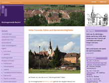 Tablet Screenshot of kirche-neuhof.de